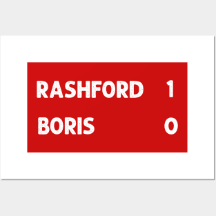 Rashford 1 Boris 0 Posters and Art